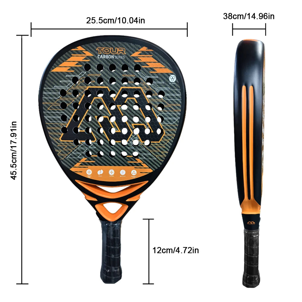Padel Racket Beach Tennis Paddle Racket KEVLAR Surface 3D With EVA Memory Foam Core Tennis Padel High-quality