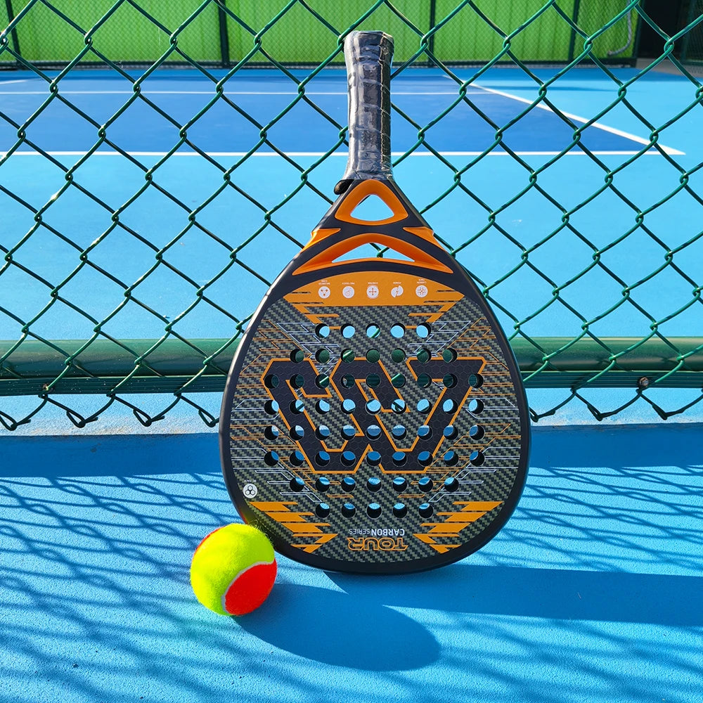 Padel Racket Beach Tennis Paddle Racket KEVLAR Surface 3D With EVA Memory Foam Core Tennis Padel High-quality