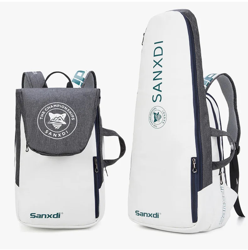Foldable Tennis Paddle Backpack Squash Badminton Racket Bag Padel Racquetball Carrying Handbag Man Large Capacity Sports Bags
