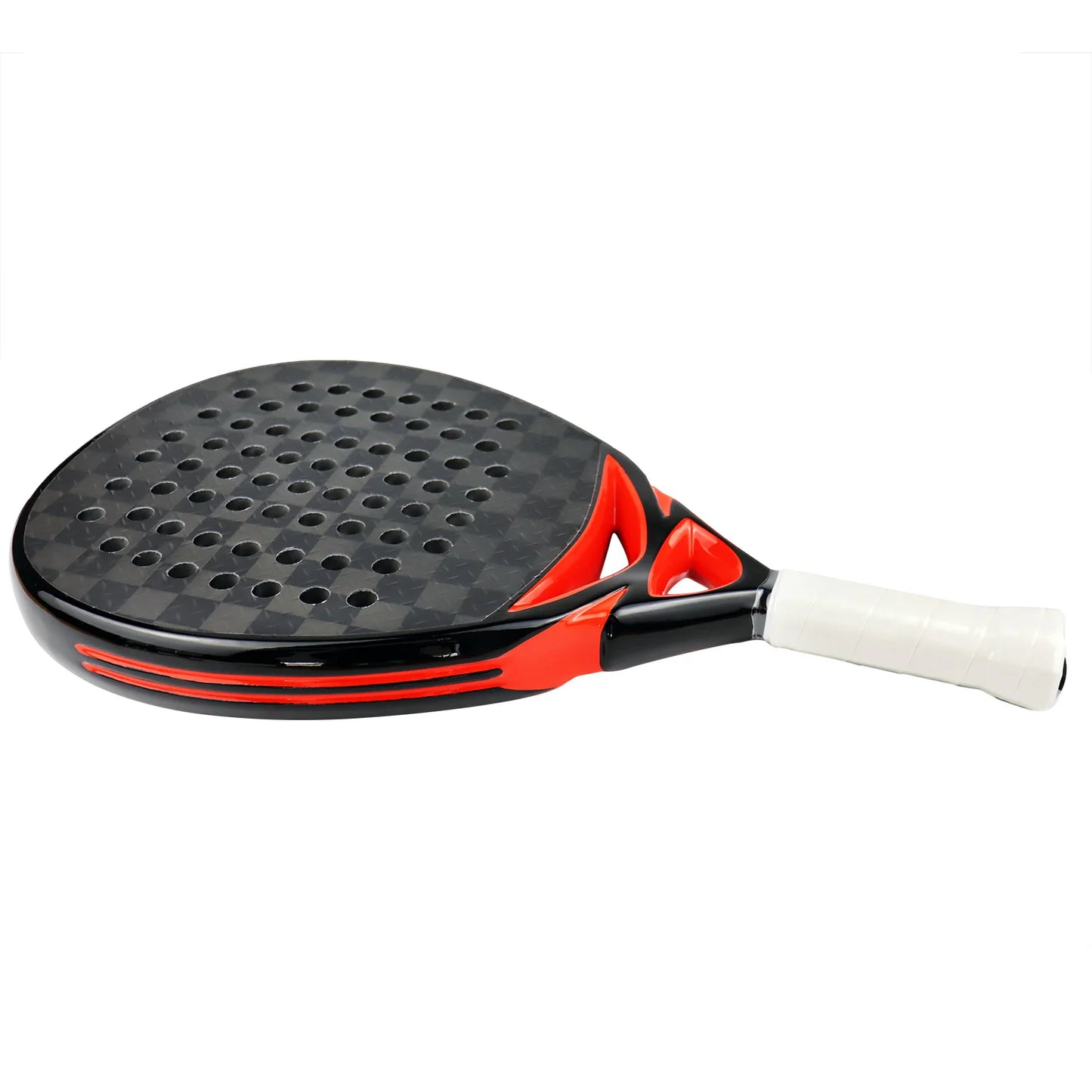 AMASPORT Padel Tennis Racket 3K/12K/18K/Kevlar Carbon Paddle Racket 3D Rough Surface EVA Soft 38mm Paddle Shovel