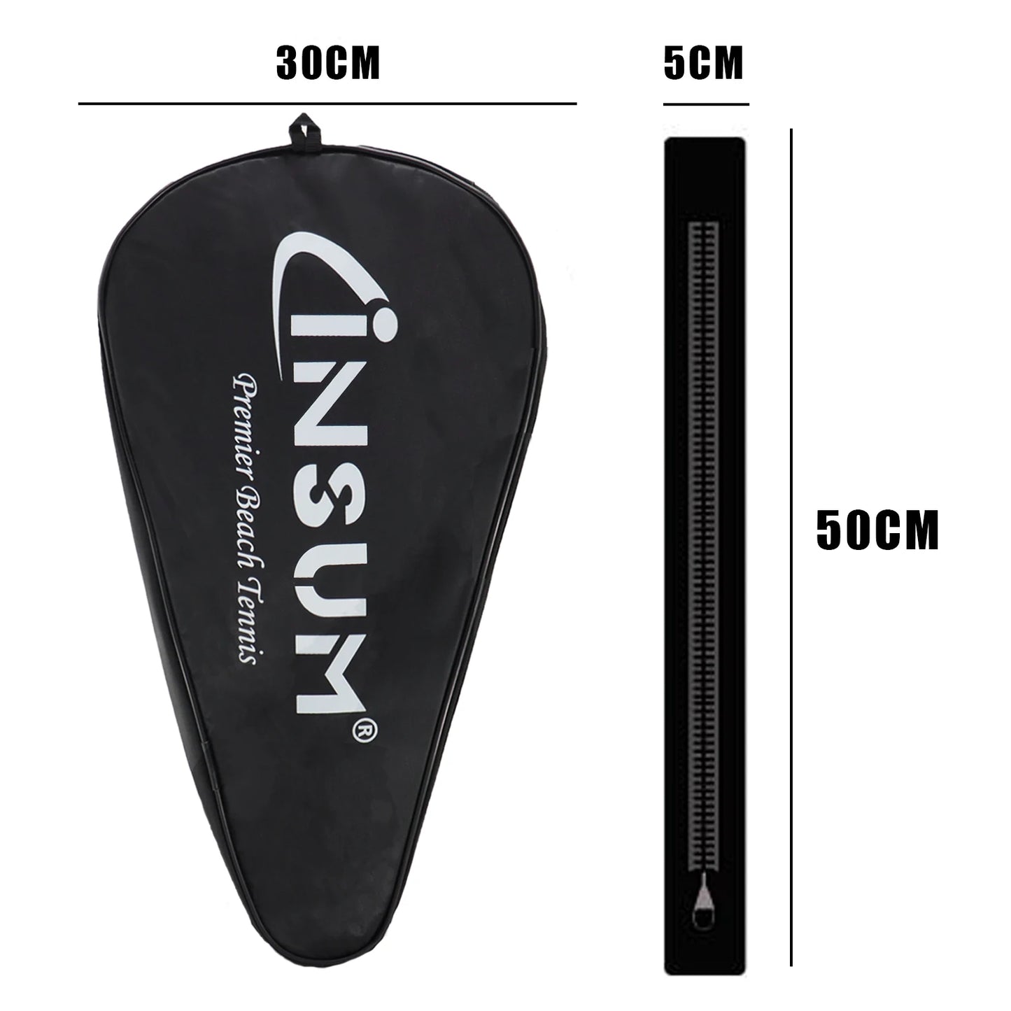 Durable Pickleball Paddle Cover Case, Padel Racket Covers, Fits All Shapes Single Paddles Bag, Durable Material