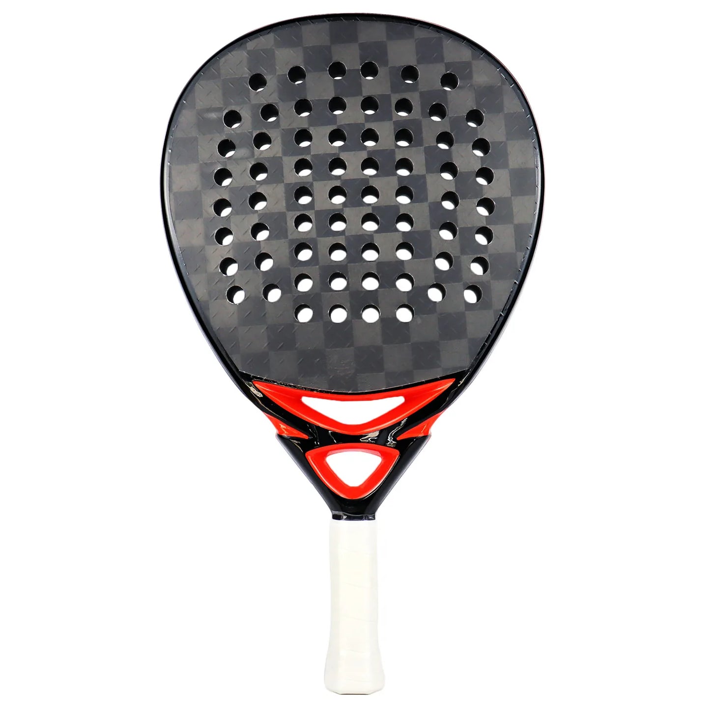 AMASPORT Padel Tennis Racket 3K/12K/18K/Kevlar Carbon Paddle Racket 3D Rough Surface EVA Soft 38mm Paddle Shovel
