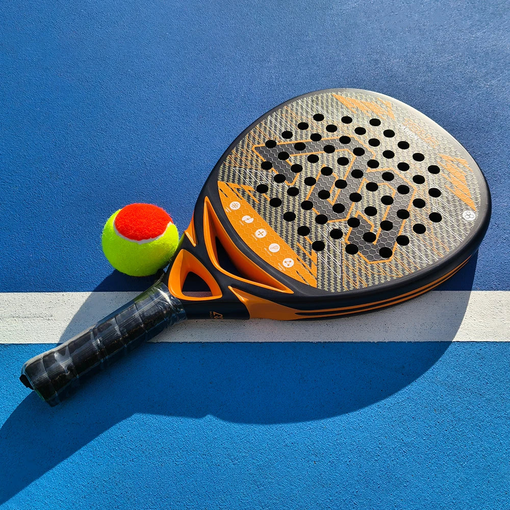 Padel Racket Beach Tennis Paddle Racket KEVLAR Surface 3D With EVA Memory Foam Core Tennis Padel High-quality