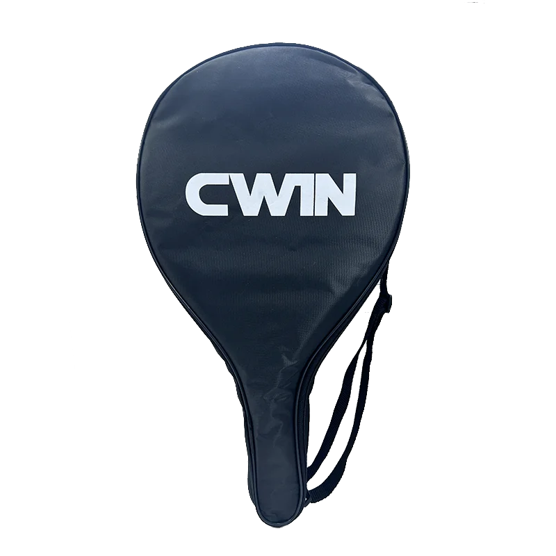 Cwin Paddle Racket Carbon Fiber Soft EVA Face for Adult Prefessional Training Tennis Paddle Racquet with Padel Shovel Protector