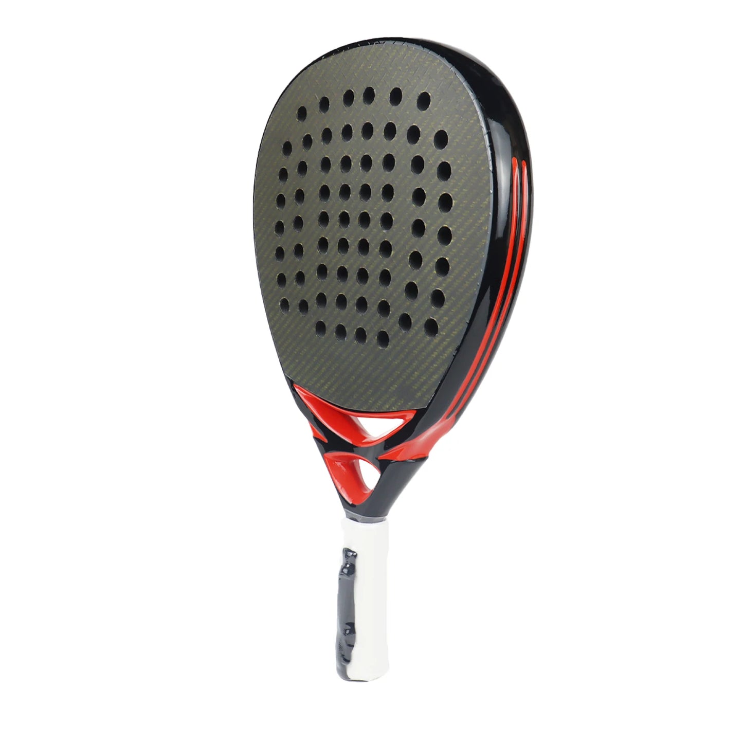 AMASPORT Padel Tennis Racket 3K/12K/18K/Kevlar Carbon Paddle Racket 3D Rough Surface EVA Soft 38mm Paddle Shovel