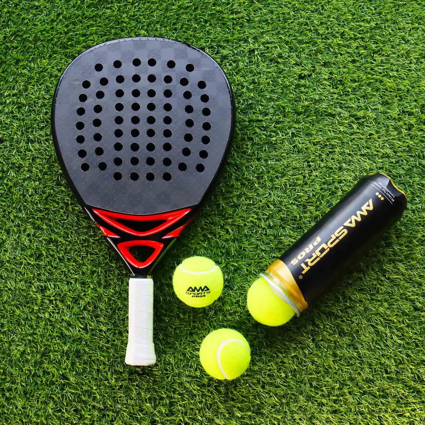 Padel Racket Kevlar Carbon Fiber Tennis Padel Paddle High Blance Soft EVA for Advanced Players Tenis Raqueta Paddle