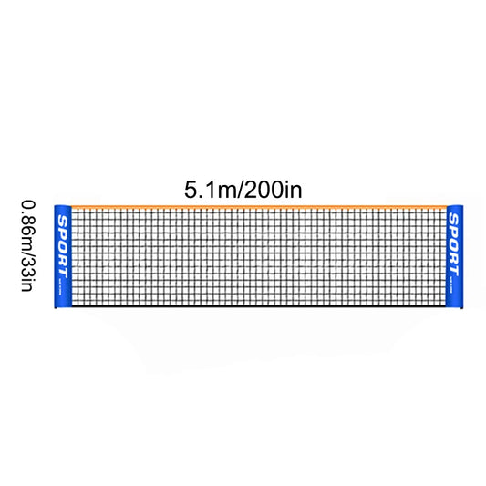 3.1/4.1/5.1/6.1m Standard Badminton Net Sports Net for Outdoor Badminton Tennis Volleyball Competition Equipment
