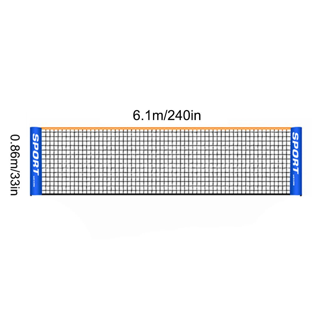 3.1/4.1/5.1/6.1m Standard Badminton Net Sports Net for Outdoor Badminton Tennis Volleyball Competition Equipment