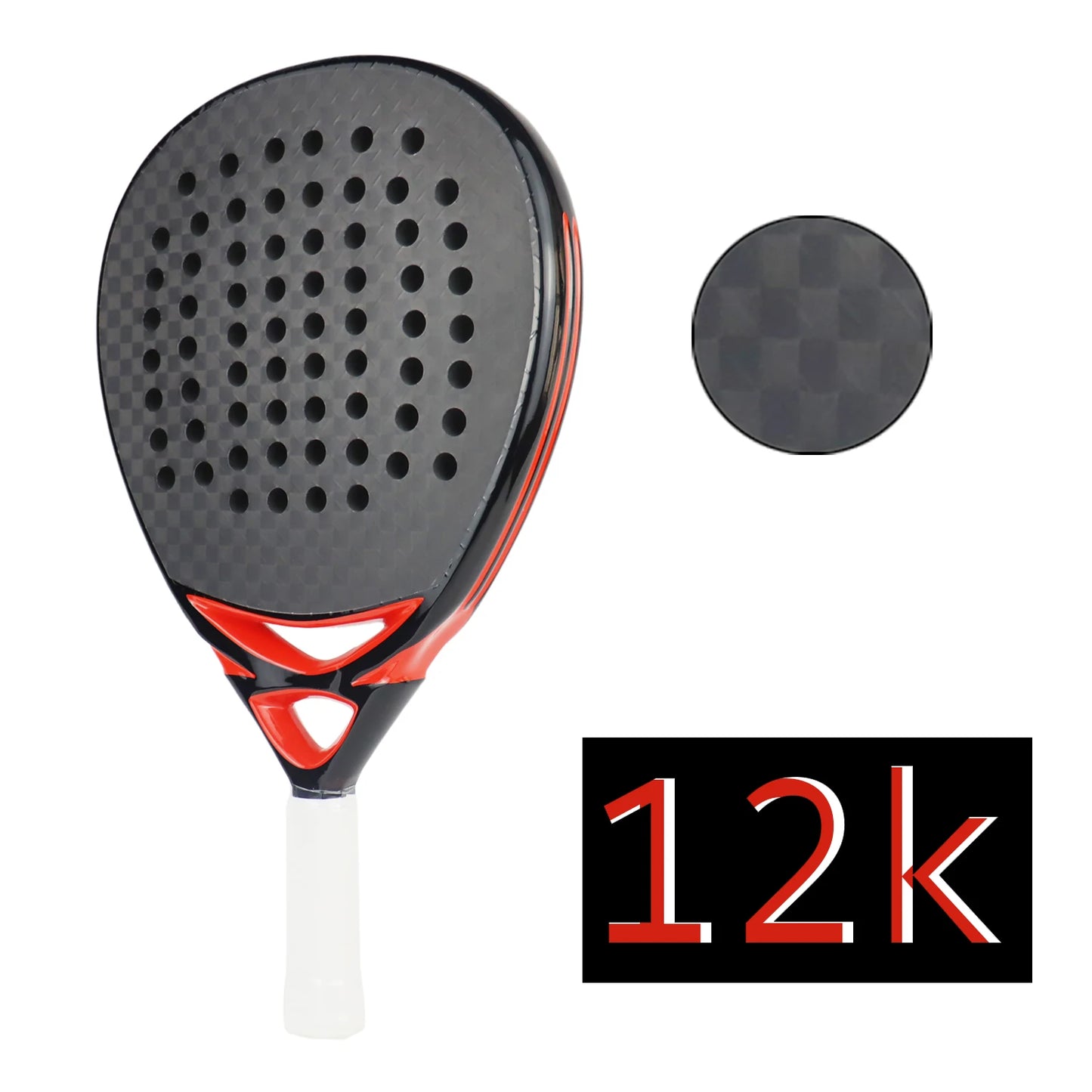 Padel Racket Kevlar Carbon Fiber Tennis Padel Paddle High Blance Soft EVA for Advanced Players Tenis Raqueta Paddle