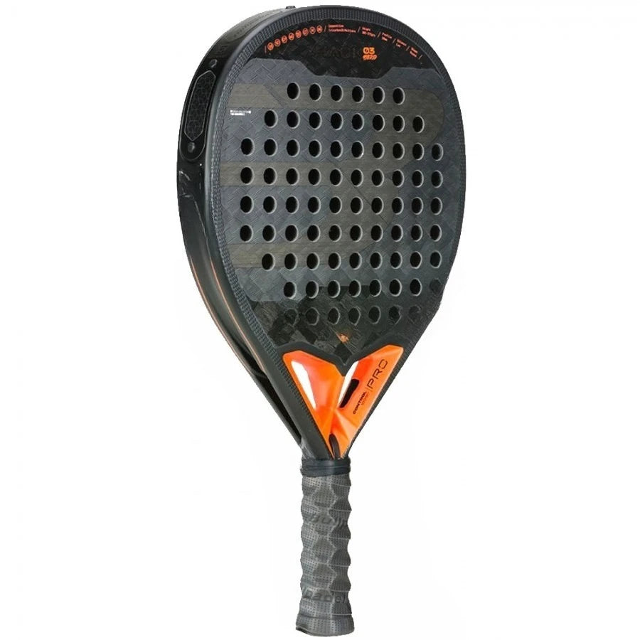 New Padel Racket Carbon Fibre 3K 12K 18K EVA Soft Padel Paddle Round Shape Paddle Racket For Men Women 2023 2024