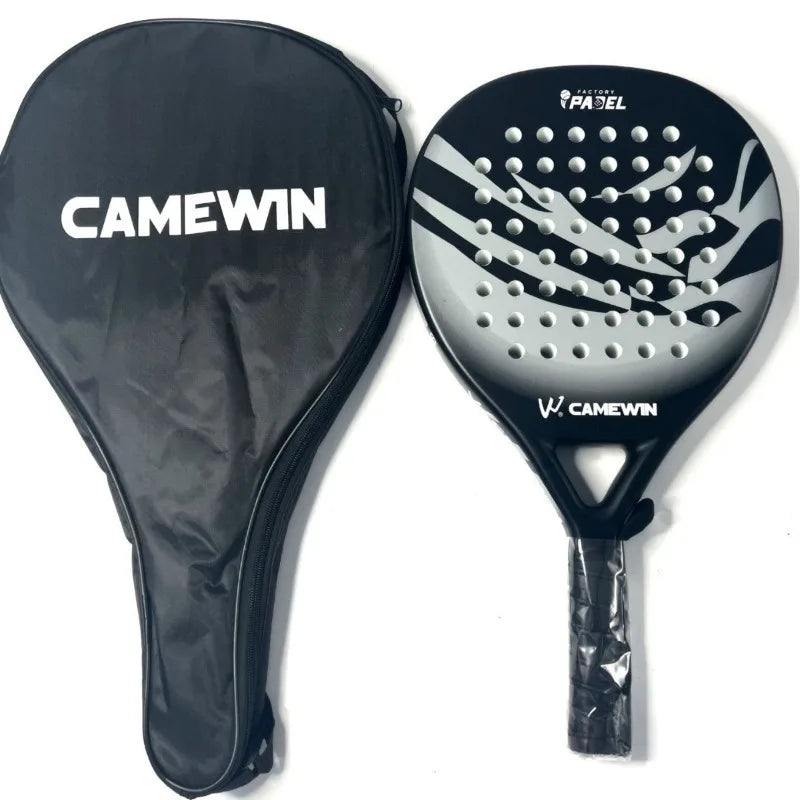Professional Carbon Fiber Beach Tennis Racket with Bag - Soft EVA Paddle, Lightweight Adult Outdoor Sports Equipment