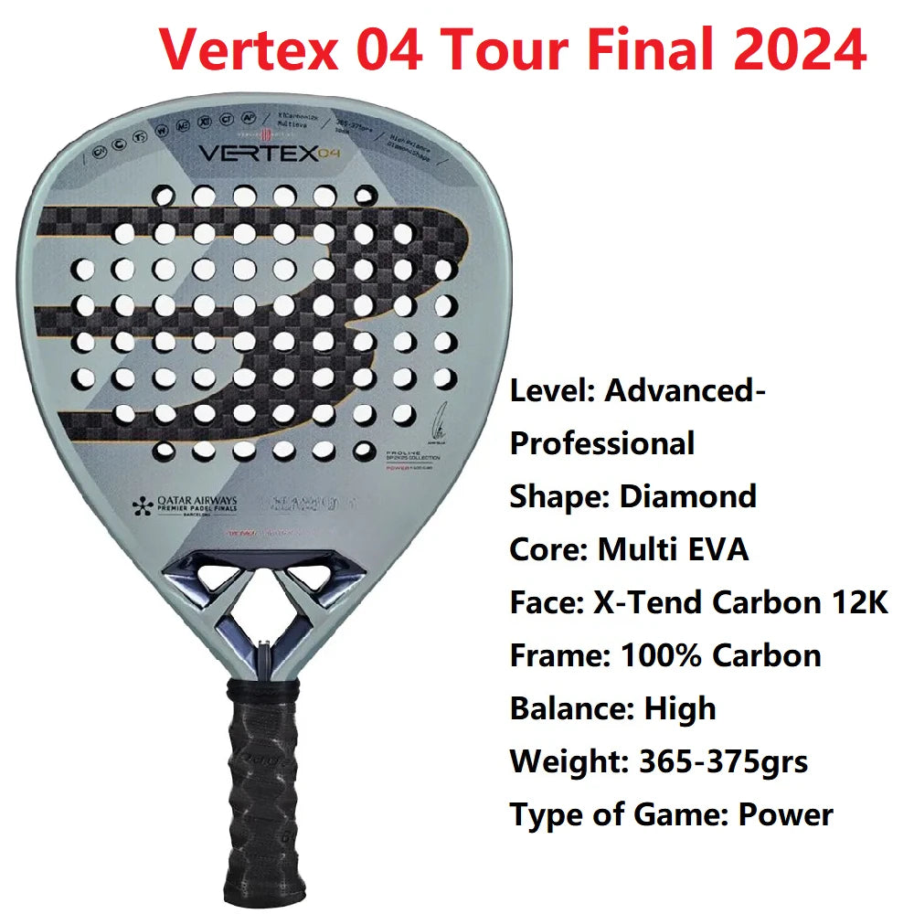 High Quality, Professional Padel Tennis Racket, Soft Face, Carbon Fiber, Lightweight, Fashionable EVA Sports Equipment,New