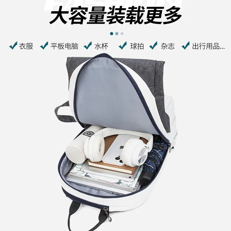 Foldable Tennis Paddle Backpack Squash Badminton Racket Bag Padel Racquetball Carrying Handbag Man Large Capacity Sports Bags