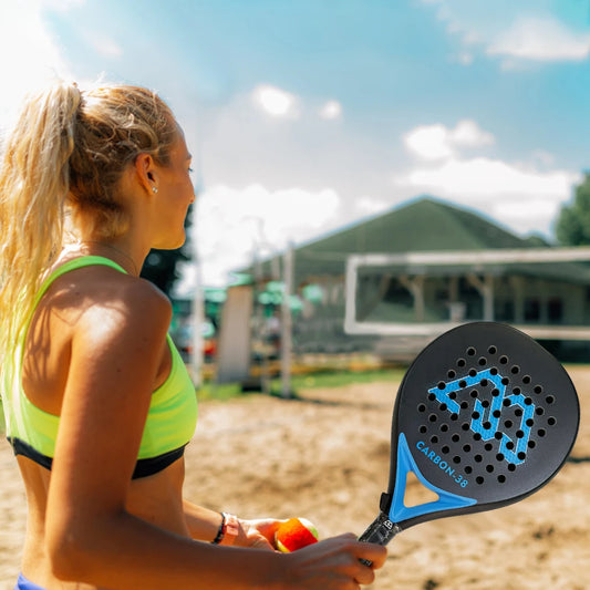 MOZKUIB Beach Tennis Paddle Racket Padel Racket Paddle Carbon Fiber With EVA Memory Foam Core Tennis Padel High-quality