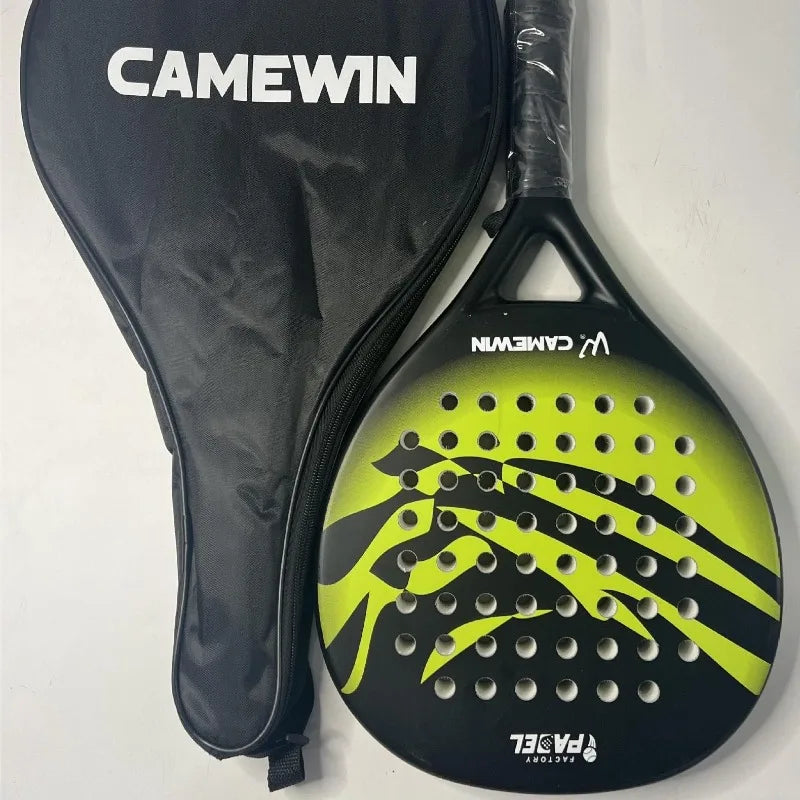 Professional Carbon Fiber Beach Tennis Racket with Bag - Soft EVA Paddle, Lightweight Adult Outdoor Sports Equipment