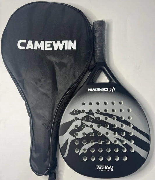 Professional Carbon Fiber Beach Tennis Racket with Bag - Soft EVA Paddle, Lightweight Adult Outdoor Sports Equipment