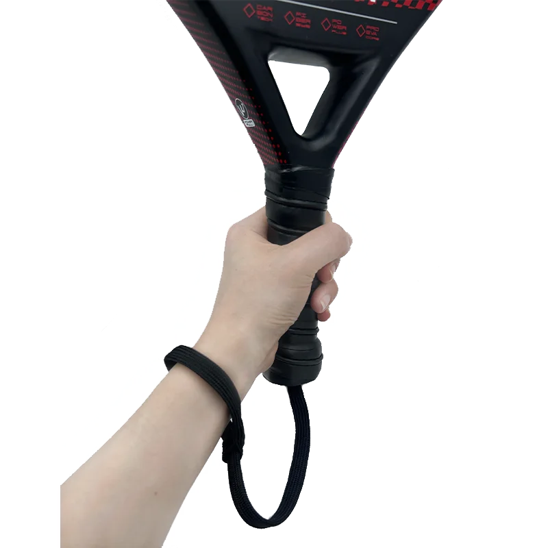 Cwin Paddle Racket Carbon Fiber Soft EVA Face for Adult Prefessional Training Tennis Paddle Racquet with Padel Shovel Protector