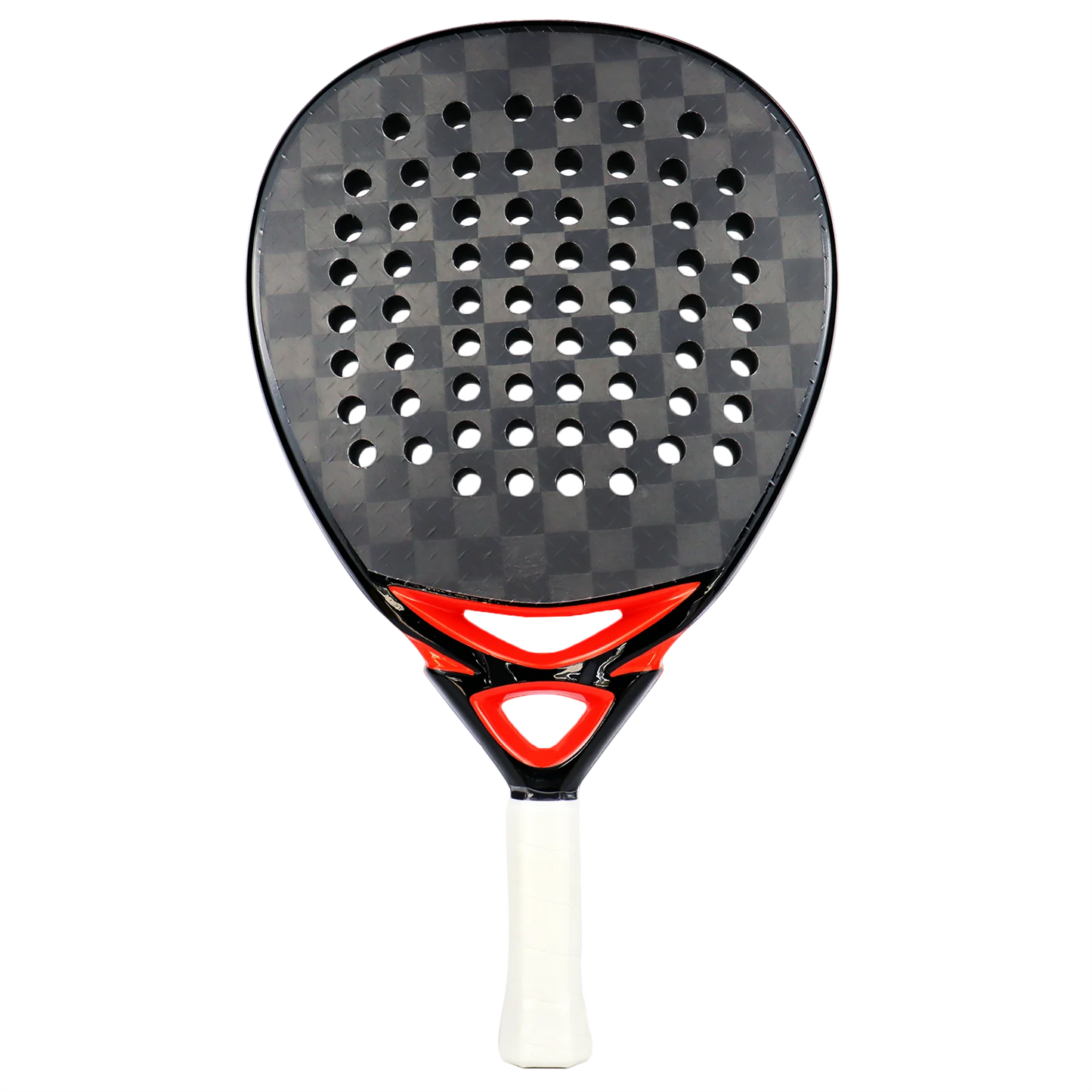 AMASPORT Padel Tennis Racket 3K/12K/18K/Kevlar Carbon Paddle Racket 3D Rough Surface EVA Soft 38mm Paddle Shovel