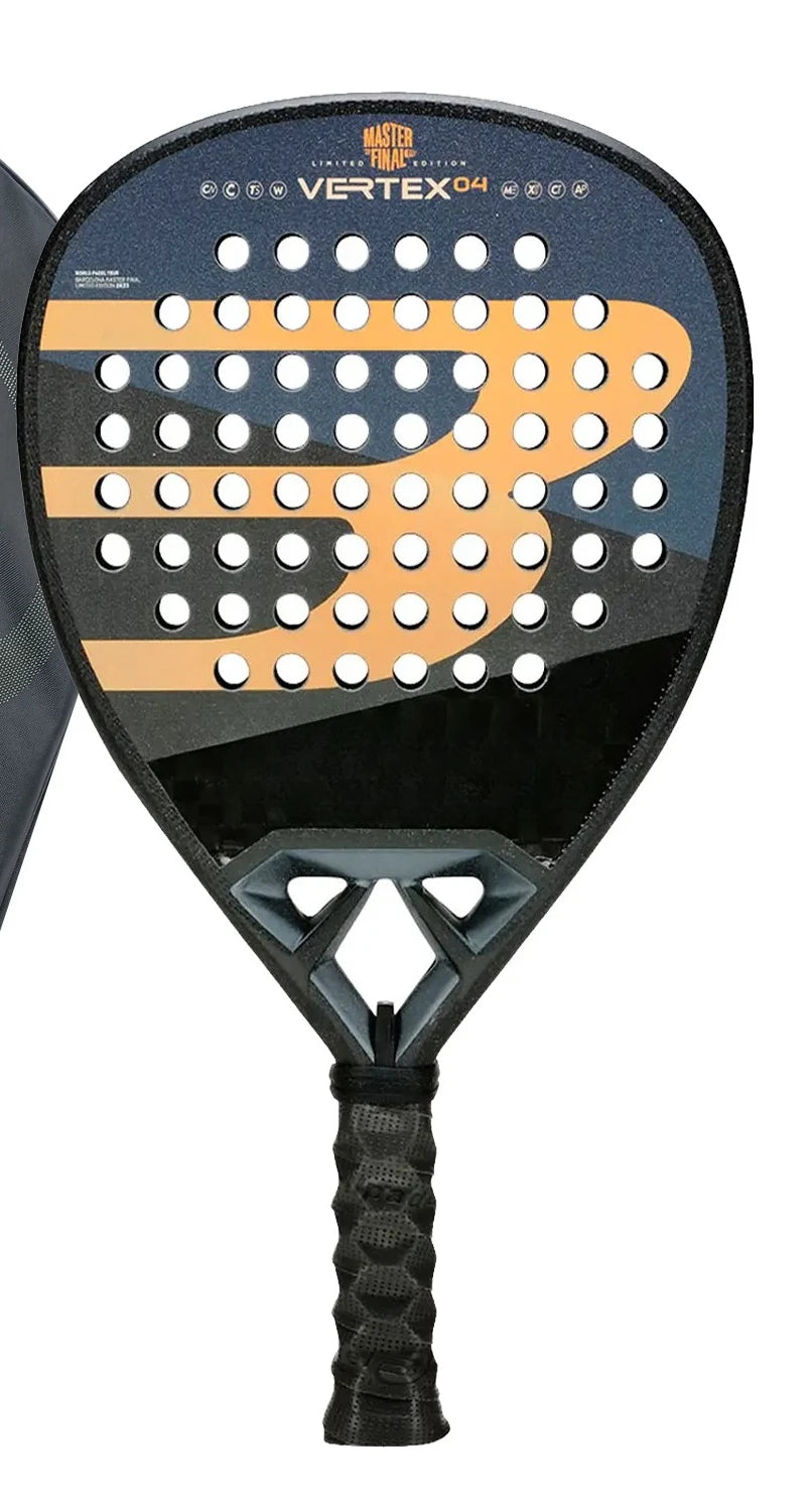 New Padel Racket Carbon Fibre 3K 12K 18K EVA Soft Padel Paddle Round Shape Paddle Racket For Men Women 2023 2024